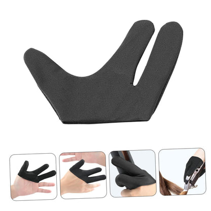 Zialofi professional barber and braider finger covers showing elastic wrist alignment.