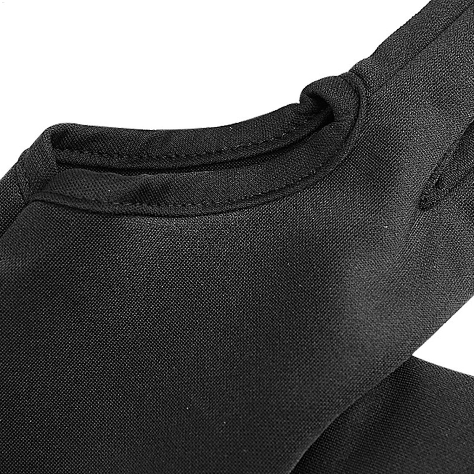 Comfortable machine washable salon glove fabric texture detail