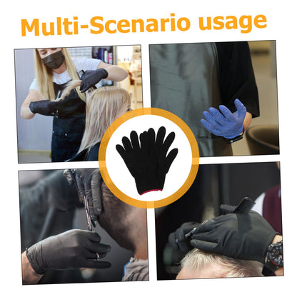 Ipetboom thermal hair tools gloves showing flexible cuff edge and texture.