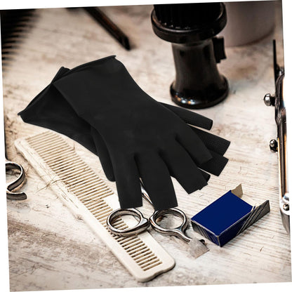 Waterproof hair color accessories showing the durable wrist cuff design of Hapinary gloves.