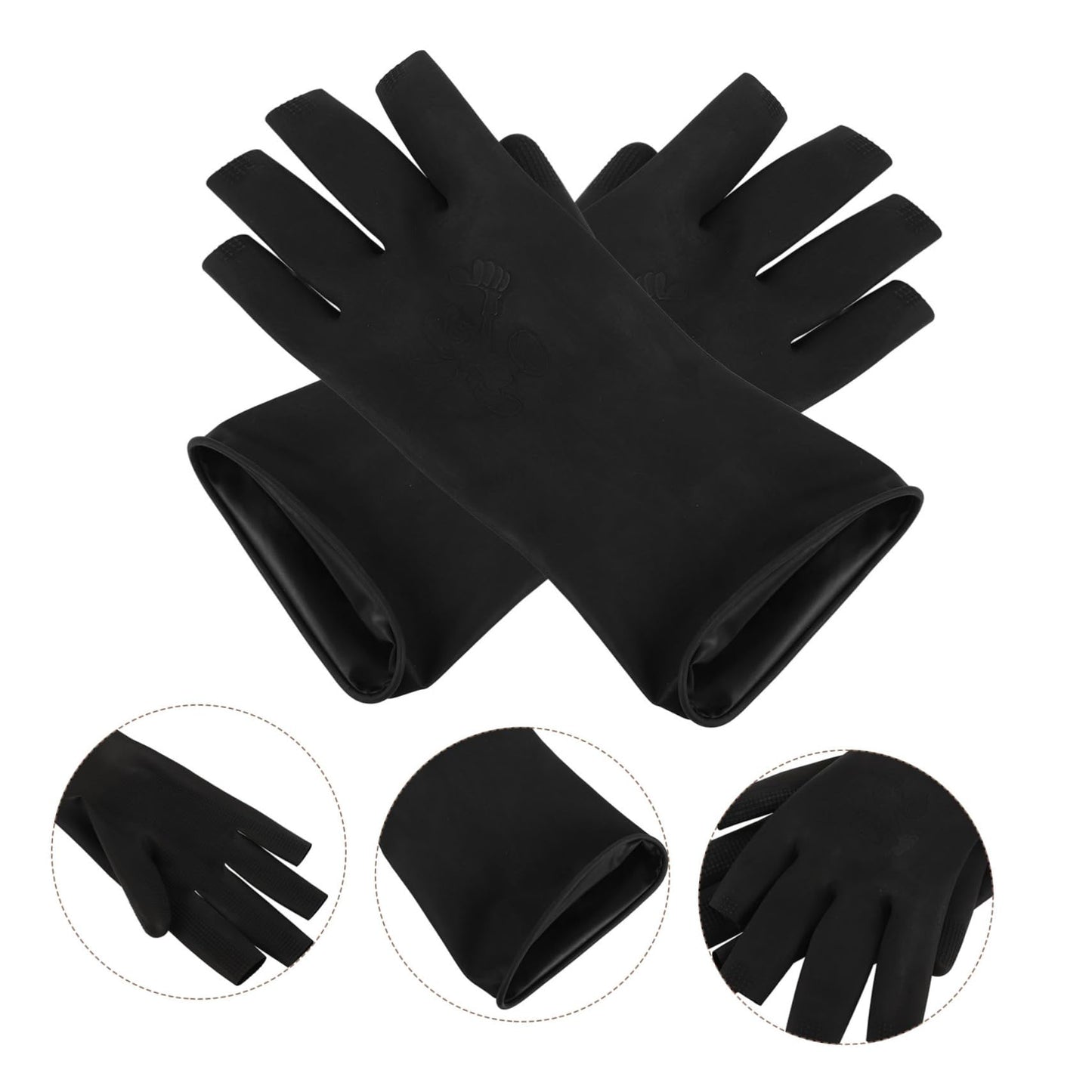 Authentic USA imported reusable salon gloves packaged for hair coloring professionals.