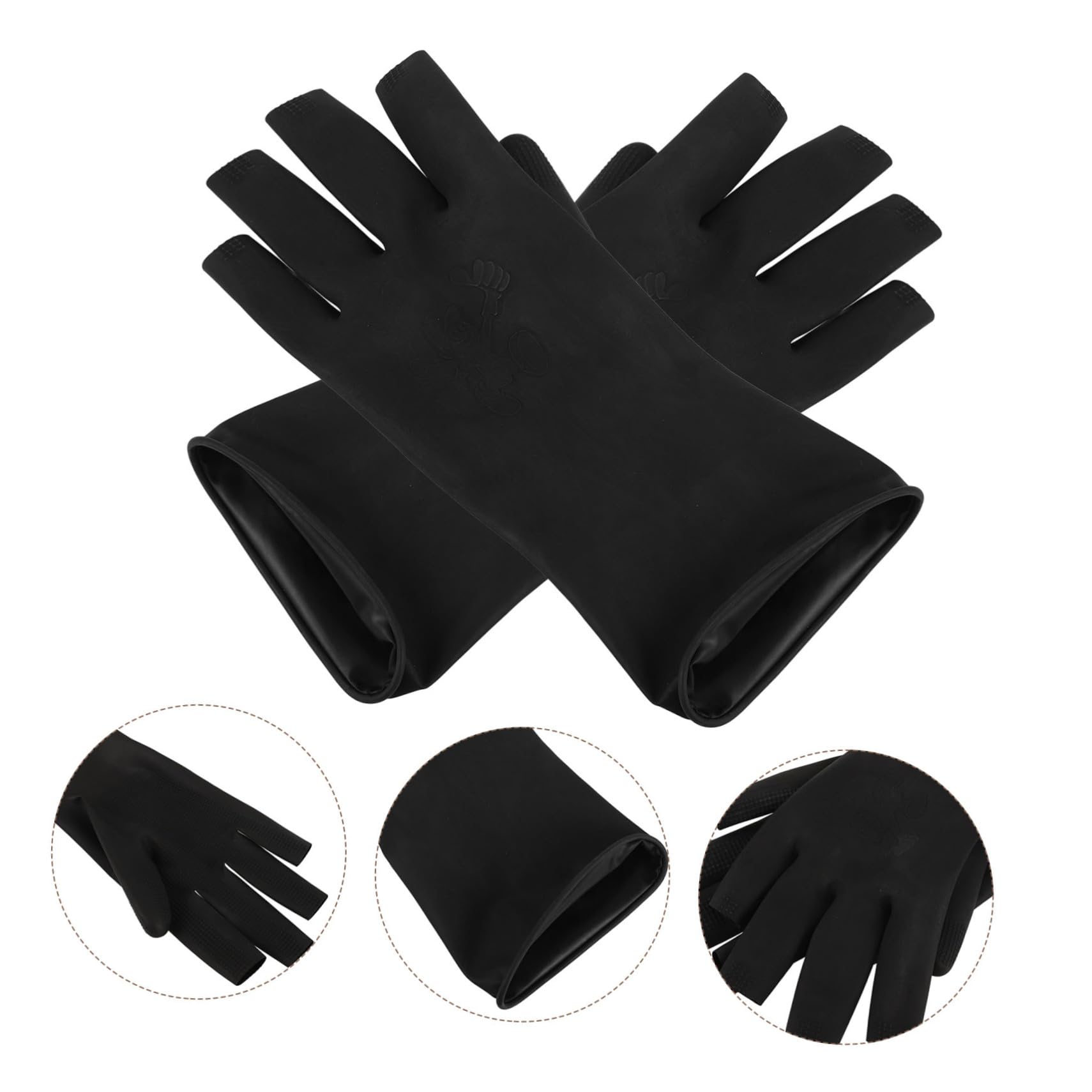 Authentic USA imported reusable salon gloves packaged for hair coloring professionals.