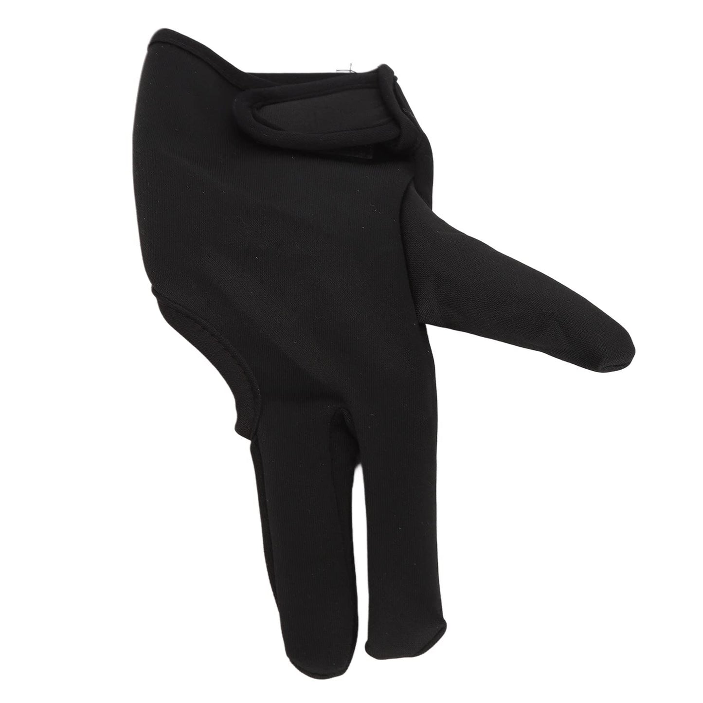Insulated hair styling gloves showing unique 3 finger design.