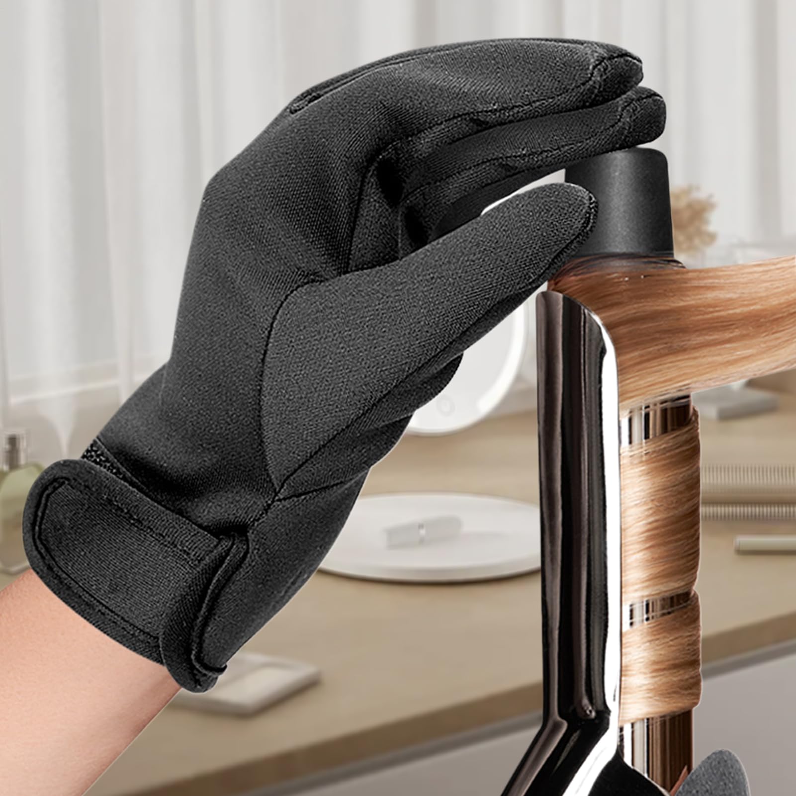 Whnbuij professional heat glove showing the ambidextrous design suitable for both right and left hands.