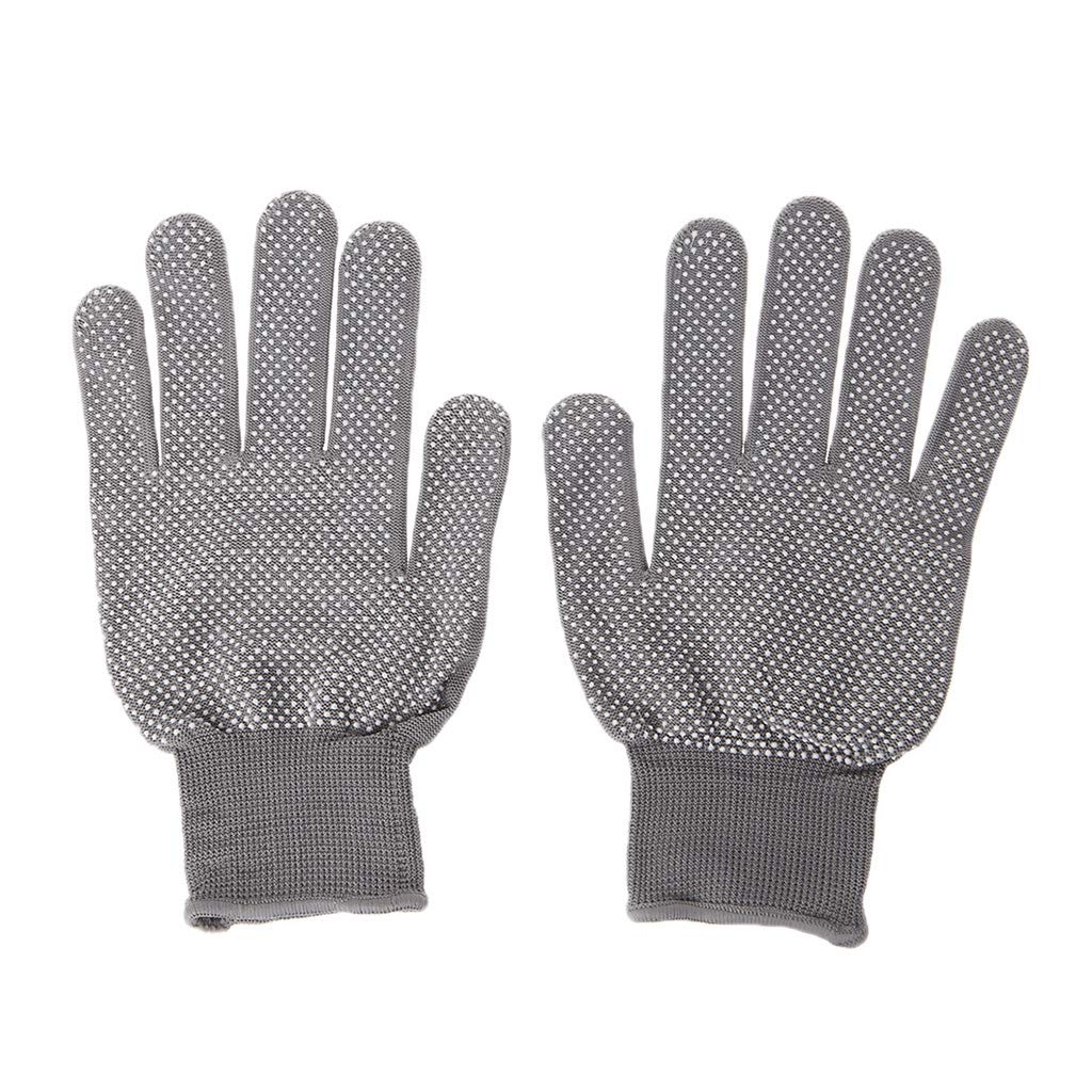 AFT90 thermal styling gloves showing the high density non slip dotted palm pattern.