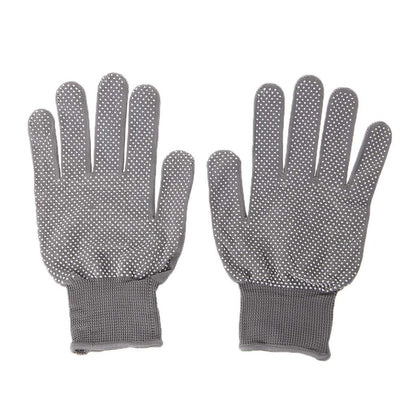 AFT90 thermal styling gloves showing the high density non slip dotted palm pattern.
