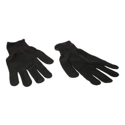 ARRITZ styling gloves worn on hands holding a hot curling iron barrel safely