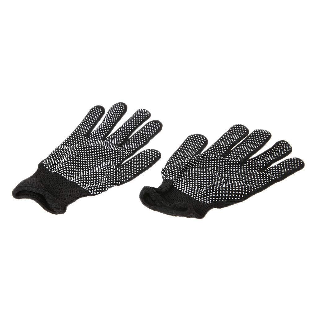 Premium heat proof mitts packaging view highlighting the two pieces salon set