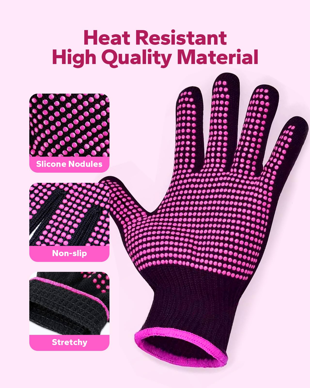 Force NXT non slip silicone bump thermal gloves packaging layout for sublimation crafts
