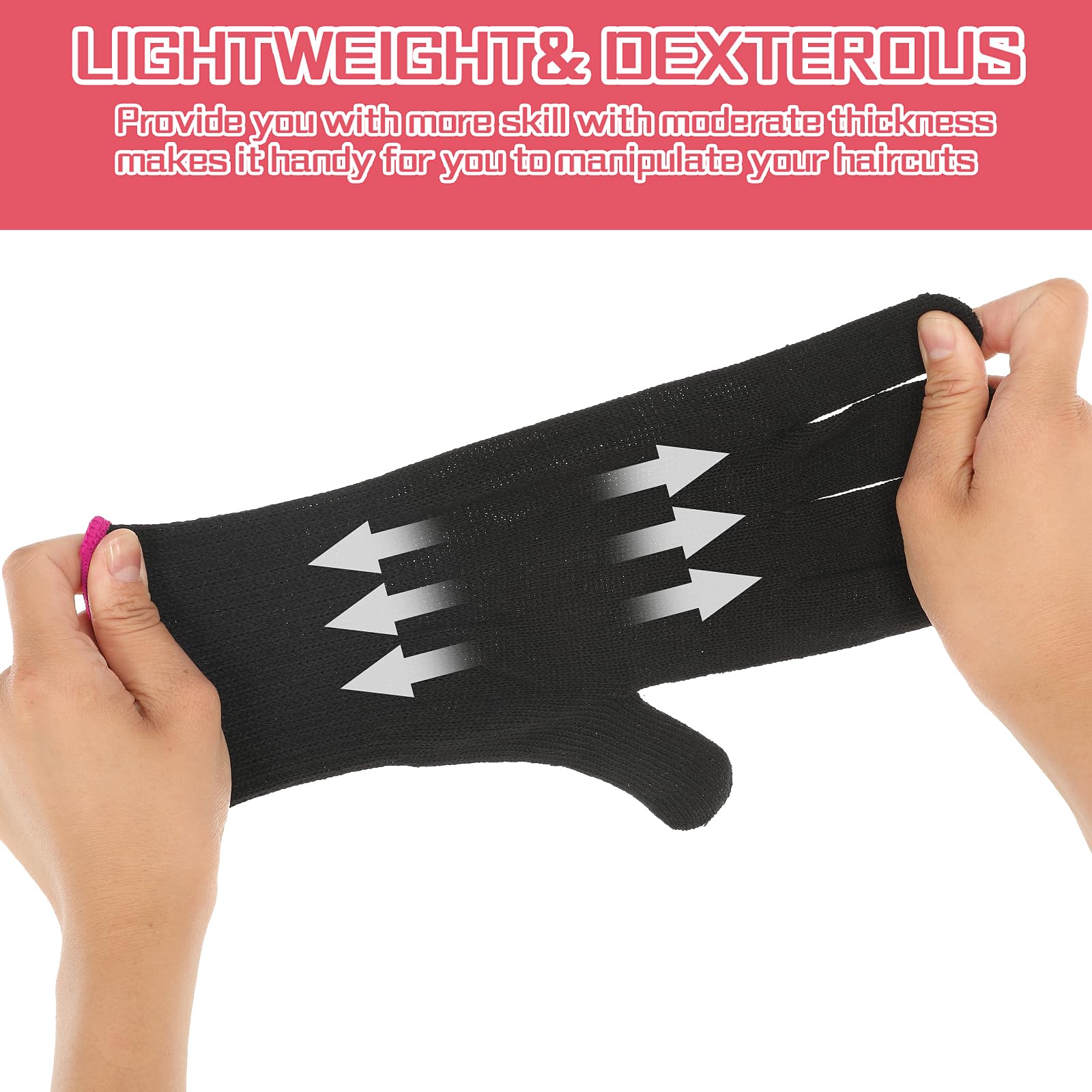Dimeho heat proof gloves packaging view for premium beauty tools