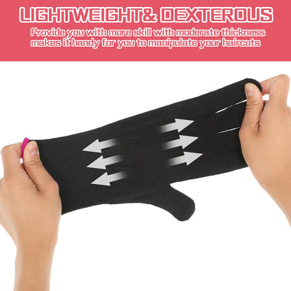 Dimeho heat proof gloves packaging view for premium beauty tools