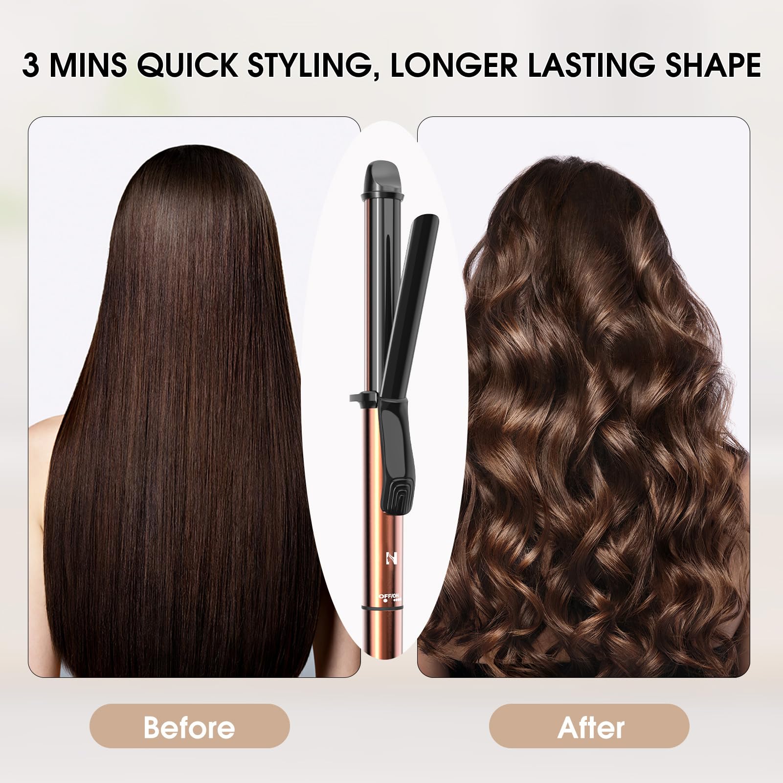 Nicebay hair curler accessory glove demonstrating hand dexterity and flexibility