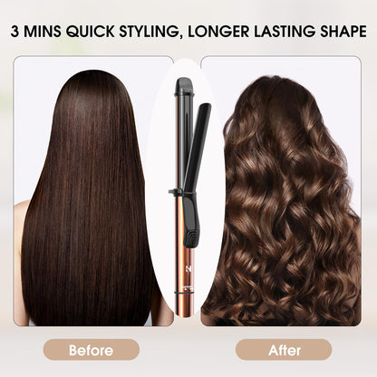 Nicebay hair curler accessory glove demonstrating hand dexterity and flexibility