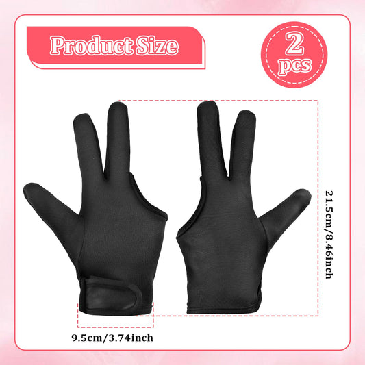 Two pack professional curling iron protector gloves by Geyoga