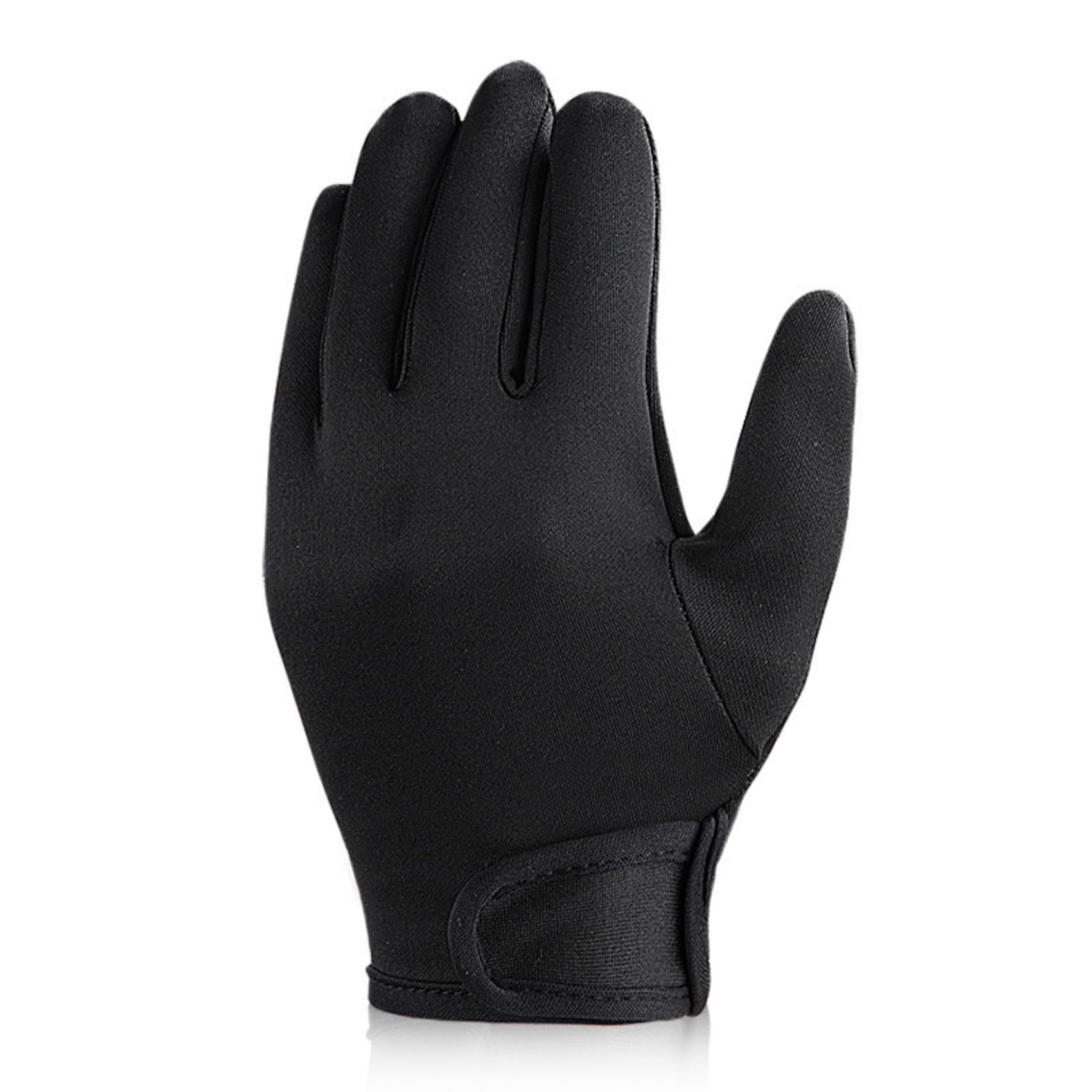Universal size heat resistant hair styling glove showcasing ergonomic left hand shape.