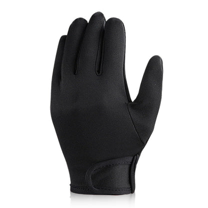 Universal size heat resistant hair styling glove showcasing ergonomic left hand shape.