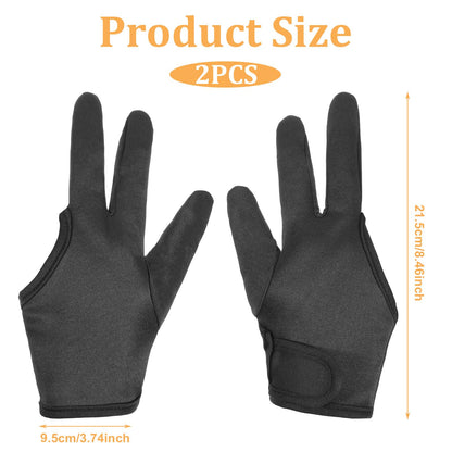 Reusable hair dye heat protector gloves laid flat demonstrating flexible polyester material.