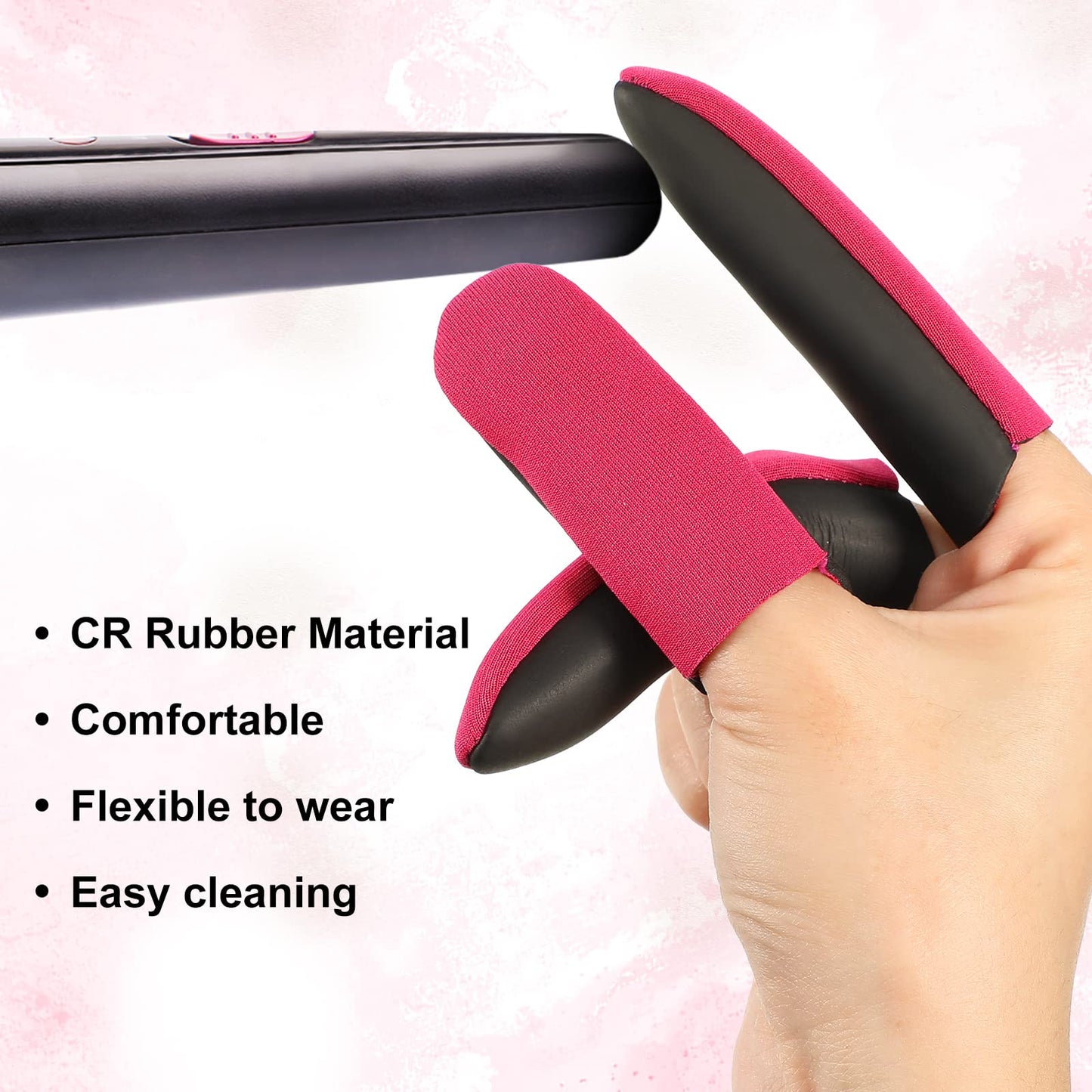 Nuanchu portable lightweight heat resistant styling gloves pack for travel convenience