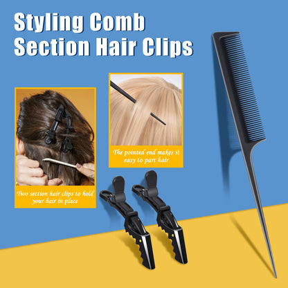 IKOCO five piece hair styling set including gloves clips and sectioning comb