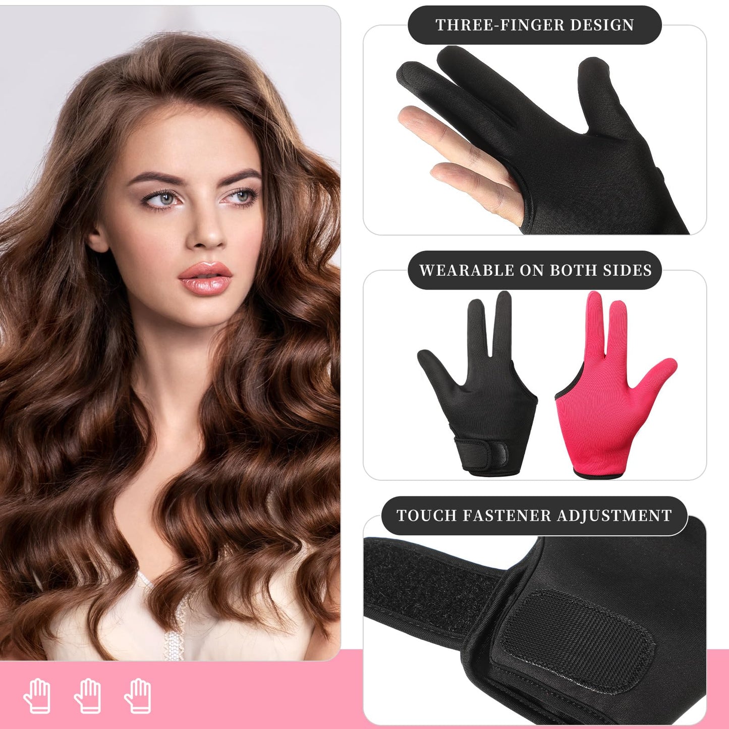 Black heat protection glove showing the durable material blend for premium heat protection