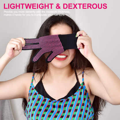 Sopito professional heat protection gloves showing flexible and stretchy universal fit material
