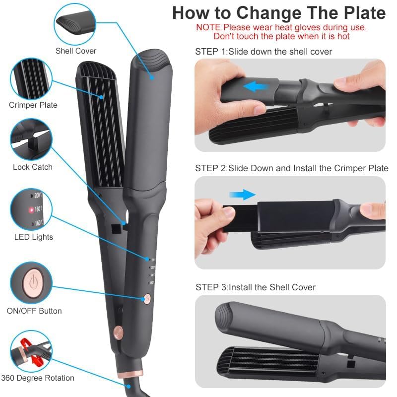Complete packaging box of the imported Home Centre multi styler kit including all four interchangeable attachments