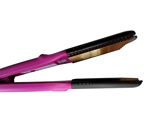 Wangmeili professional ceramic titanium interchangeable hair crimper kit close up