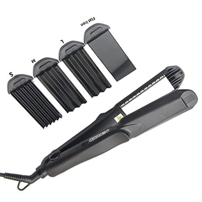 Sm liters beauty hair crimping iron showing digital temperature controller