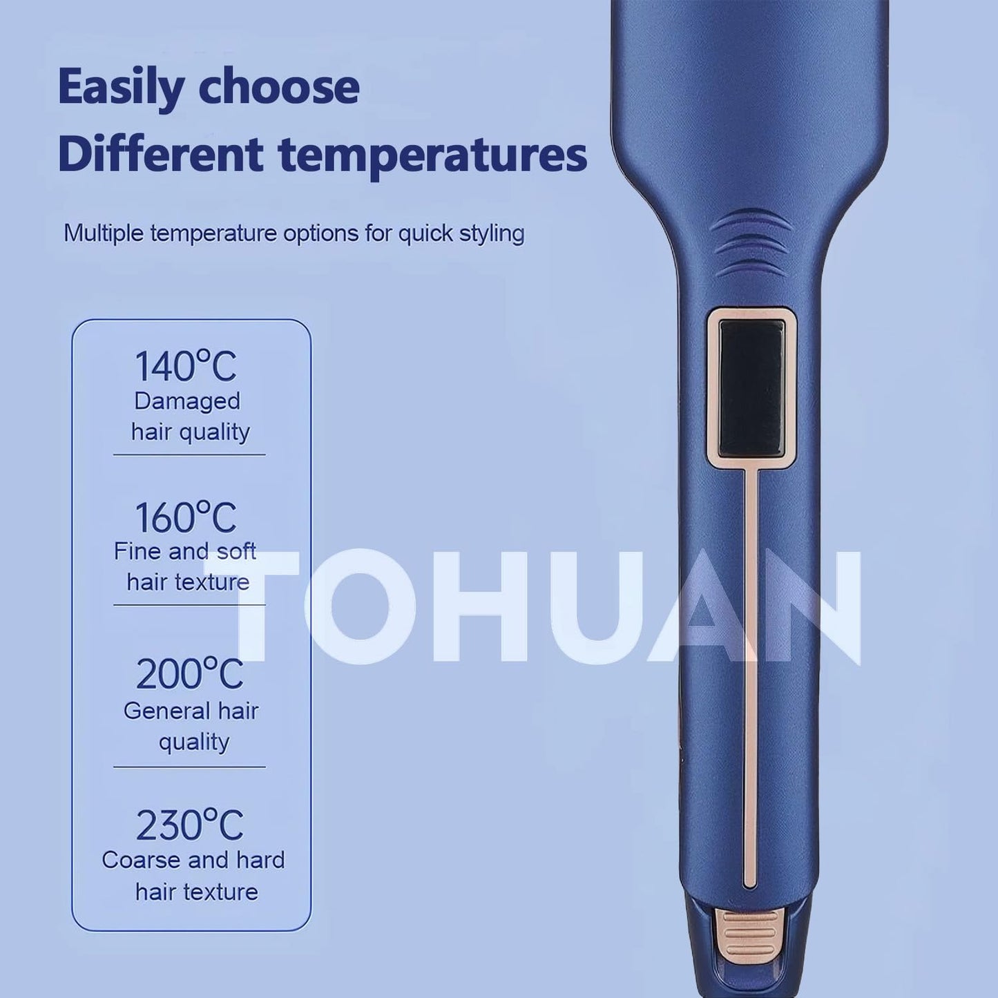 Accio ceramic hair volumizer packaging with international safety certification labels visible.