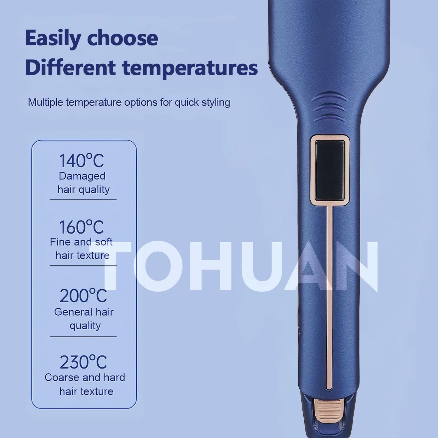 Accio ceramic hair volumizer packaging with international safety certification labels visible.