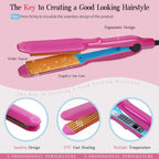 HOVCEH professional hair crimper for fluffy hairstyle root lift