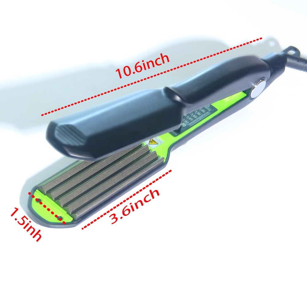 Sm liters beauty crimping iron for women displaying temperature adjustment controls