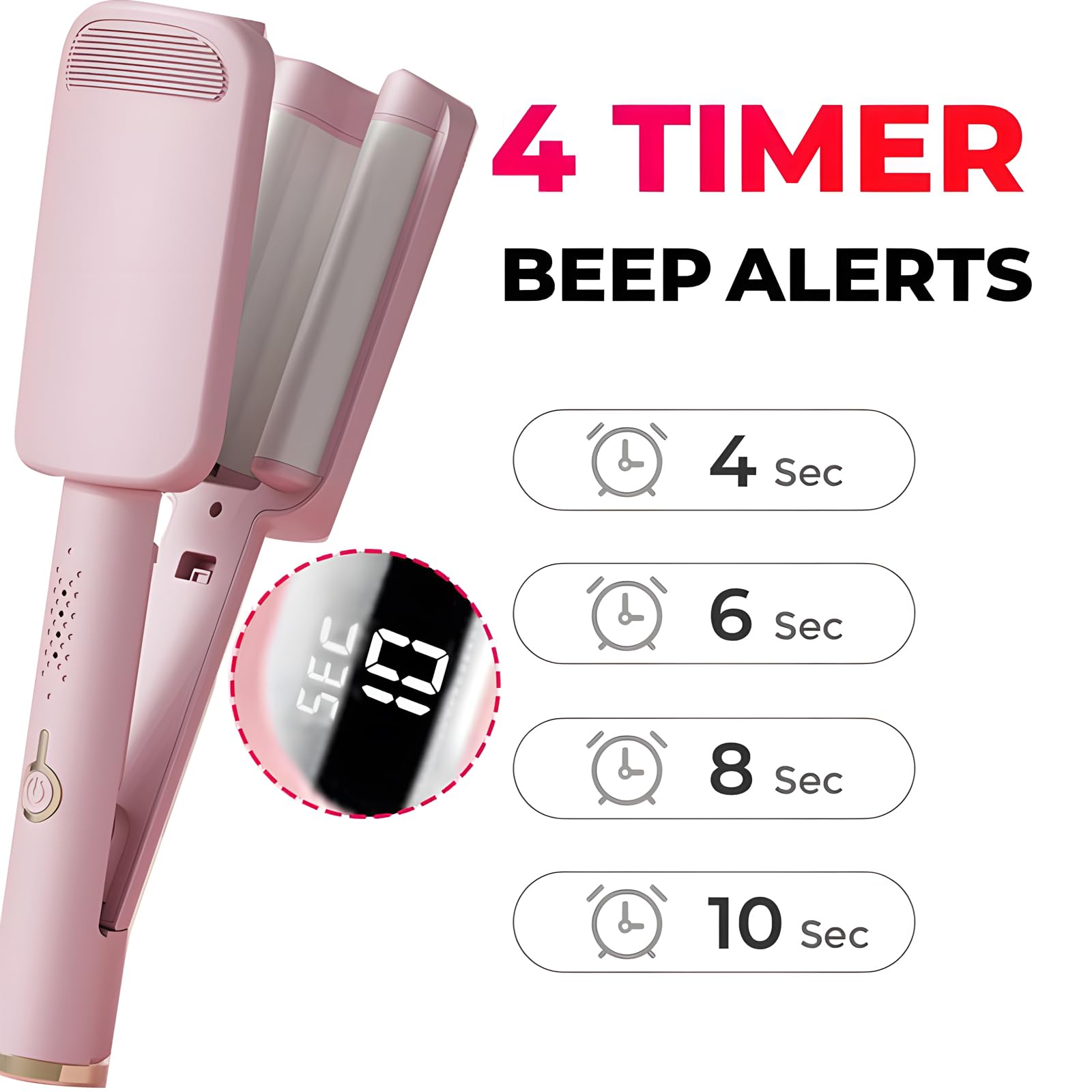 The complete packaging of the ATORSE dual voltage hair curler tool for women