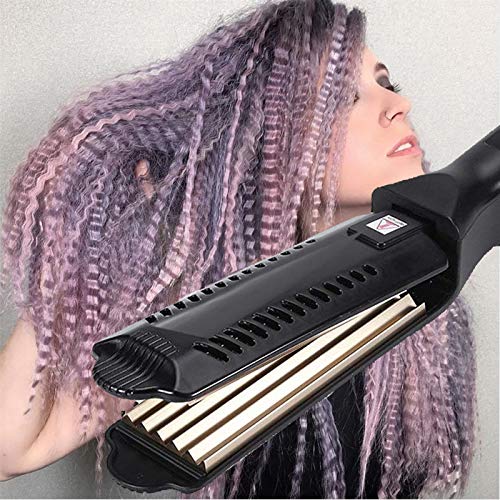 Close up of the ergonomic handle and power indicator on the UKLISS styler.