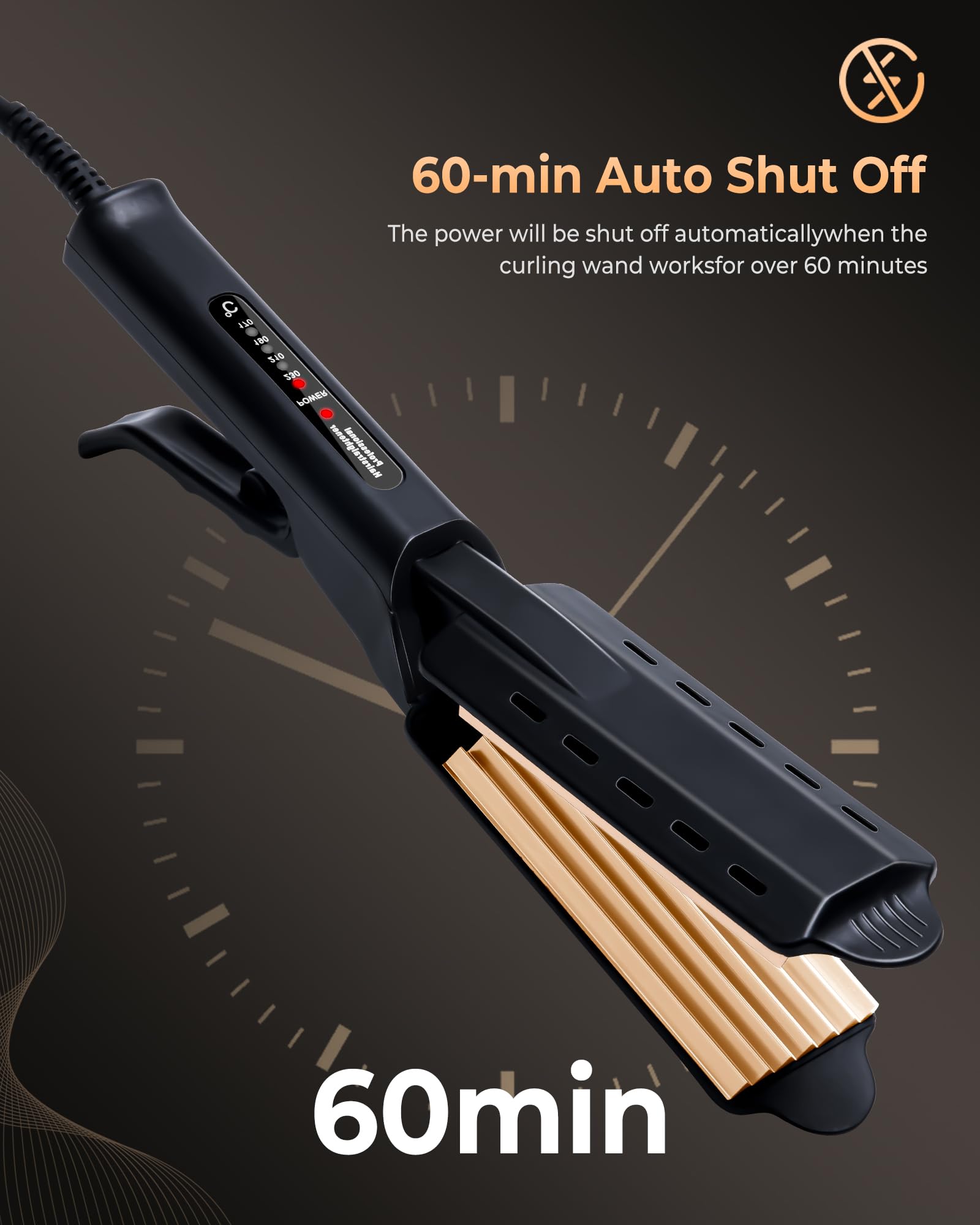 OKWRAP root volumizing iron for fine hair types