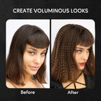 Terviiix volumizing iron for thin fine hair with wide styling plates