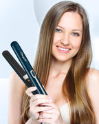Packaging box and components of the authentic CkeyiN professional mini hair crimping iron.