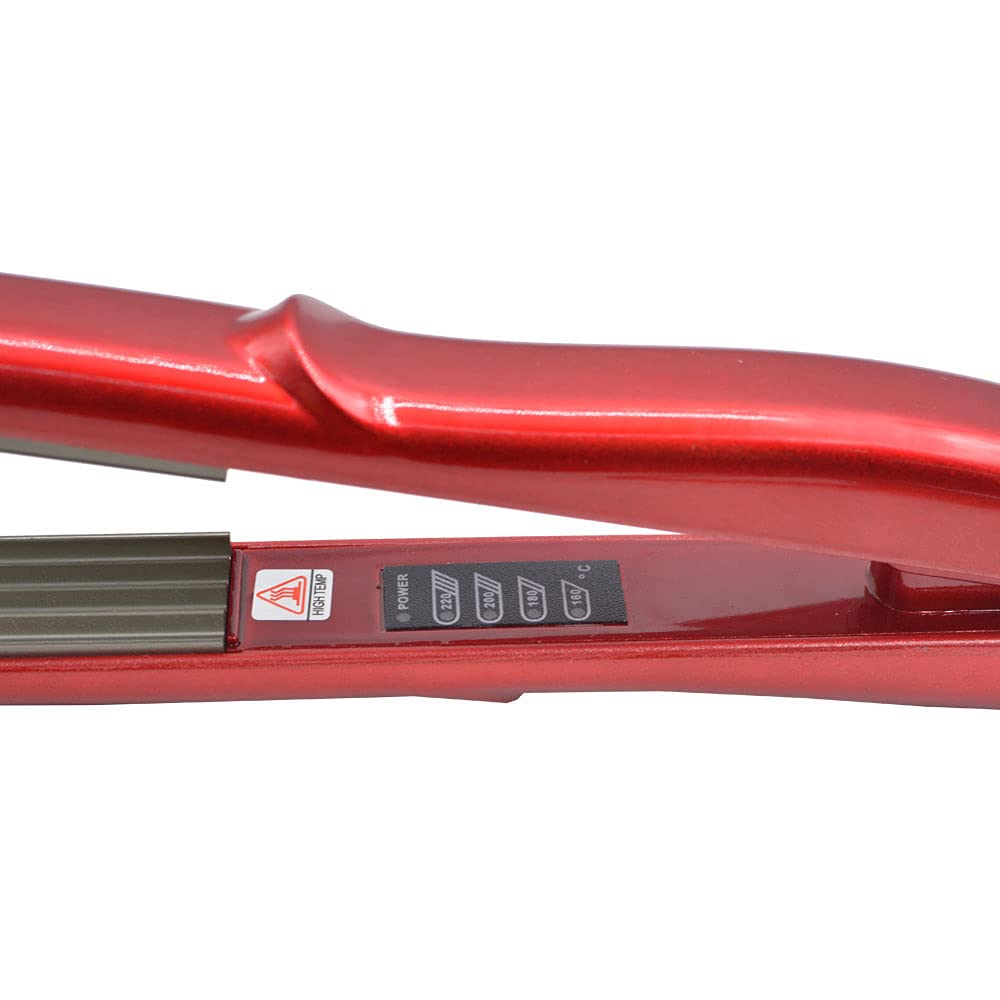 Wangmeili corrugated hair styling tool demonstrating the three hundred and sixty degree rotating power cord connection.