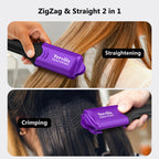 Terviiix hair crimper close up of the temperature control buttons and five heat settings