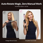 Interchangeable ceramic coating barrels of the automatic hair curler kit unattached