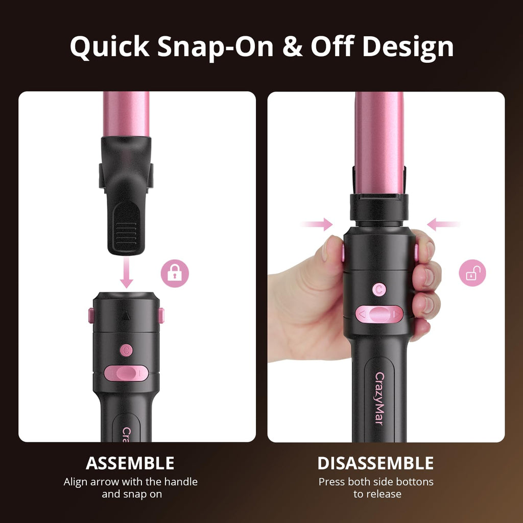 Side profile of the automatic self-curling mechanism and clamp design