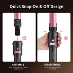 Side profile of the automatic self-curling mechanism and clamp design