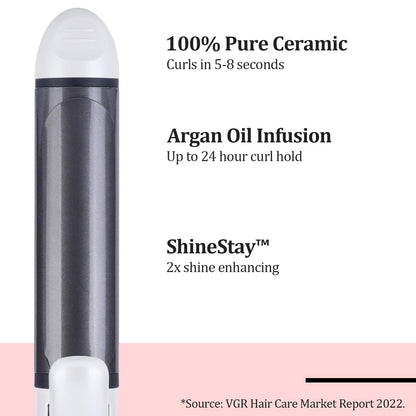 VGR international travel hair tool showing the 360 degree swivel cord attachment point.