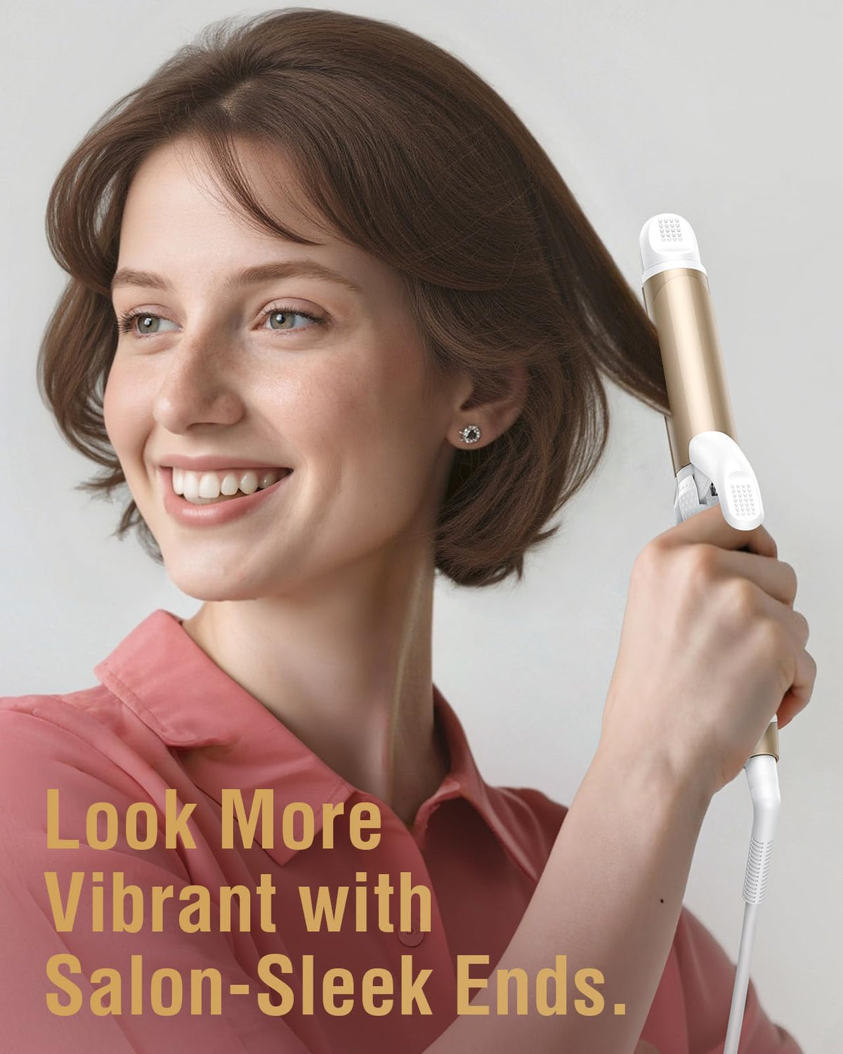 FURIDEN Lite mini hair iron showcasing dual functionality for curling and straightening