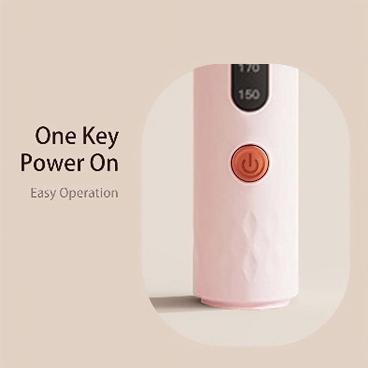 INK-EEZE automatic rotating wand hair curler premium imported packaging and accessories setup