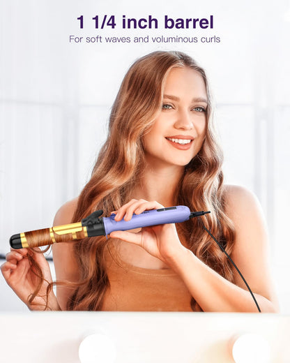 ZAVAREA automatic styling iron showing the long swivel cord attachment at the base