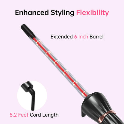 AIMSEE tight ringlets hair curler set containing the heat resistant glove and clips
