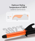 Short hair styling tool with a long 360 degree swivel power cord