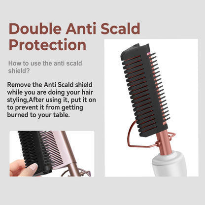 Authentic Yitrust thermal comb tool used for flattening wig parts and smoothing hair edges safely