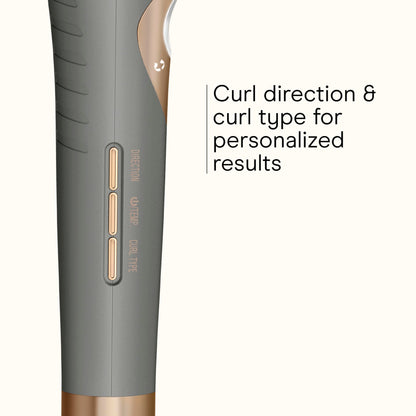 Conair InfinitiPRO Curl Secret styling tool angled to show ergonomic handle and power cord swivel